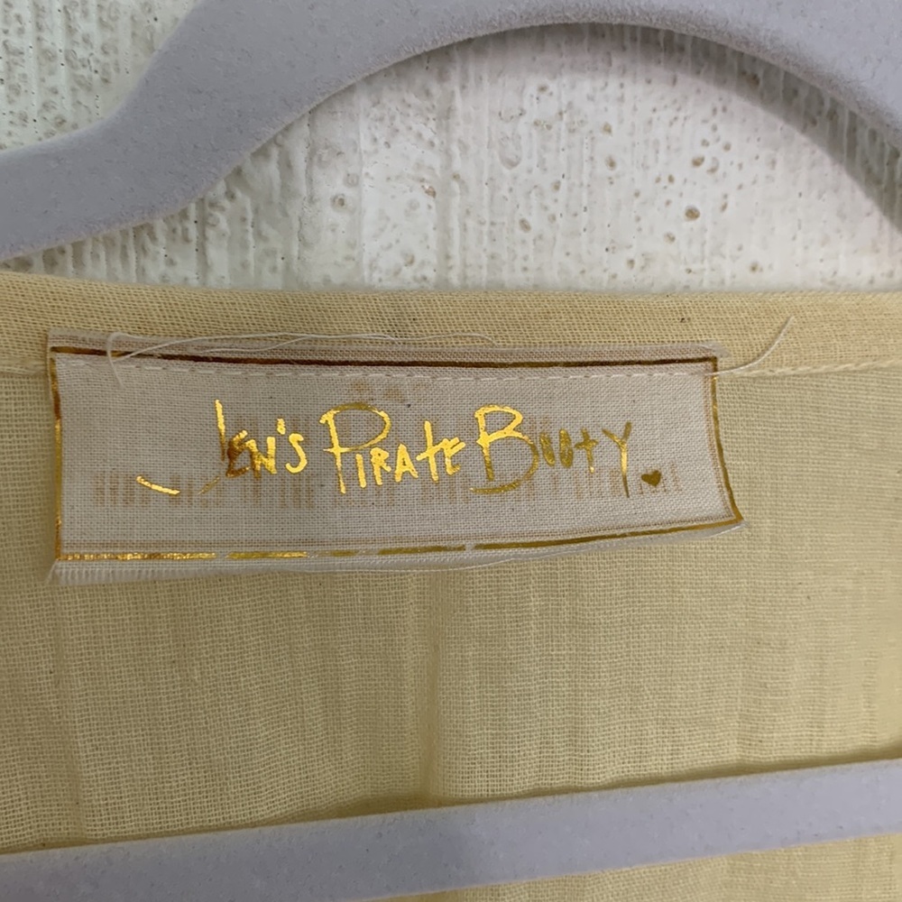 Jen's Pirate Booty Cotton Long Sleeve Bell Wooden Button Top size Large - Picture 5 of 8